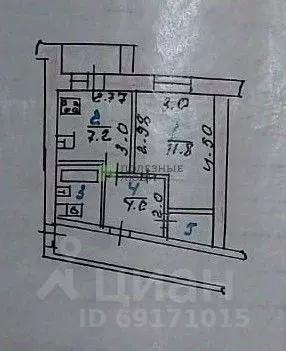 1-к кв. Орловская область, Орел ул. 2-я Курская, 56 (28.6 м) - Фото 2