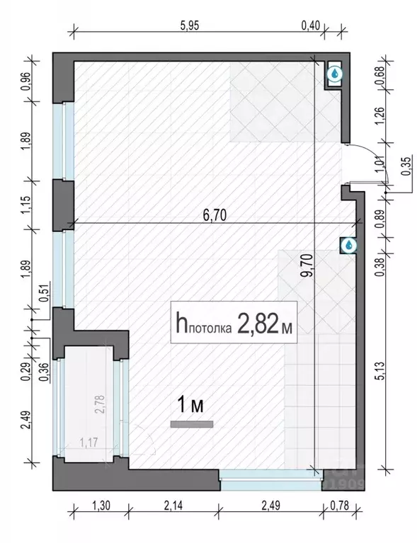 2-к кв. Московская область, Мытищи Белый Grad жилой комплекс, 12.1 ... - Фото 1