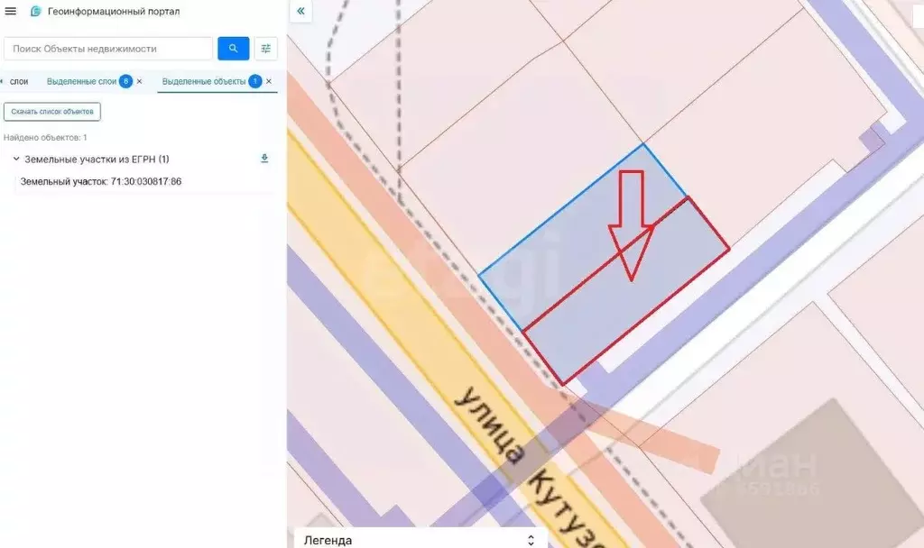 Участок в Тульская область, Тула ул. Кутузова, 59 (3.25 сот.) - Фото 2