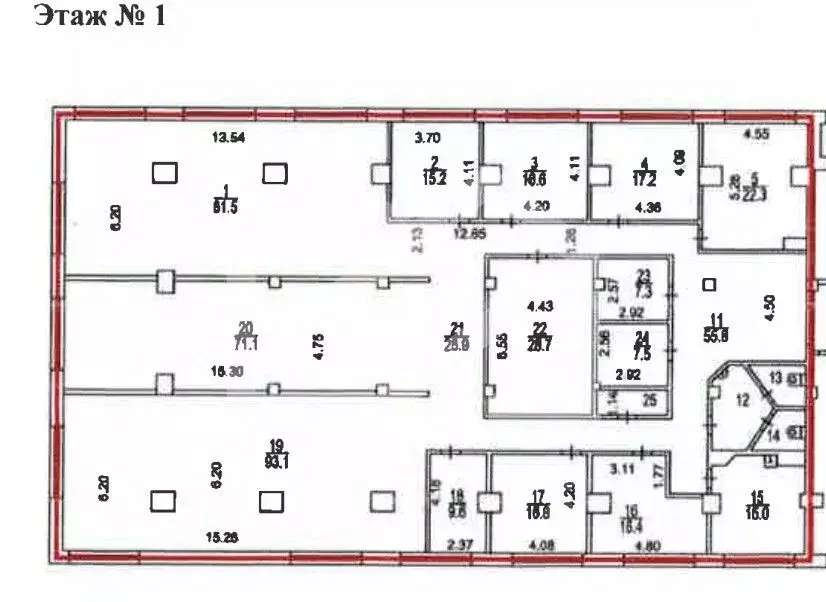 Помещение свободного назначения в Москва Бережковская наб., 16А (519 ... - Фото 2