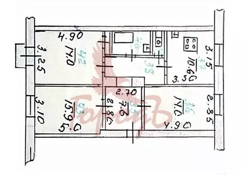 3-к кв. Орловская область, Орел Московская ул., 63 (75.5 м) - Фото 2
