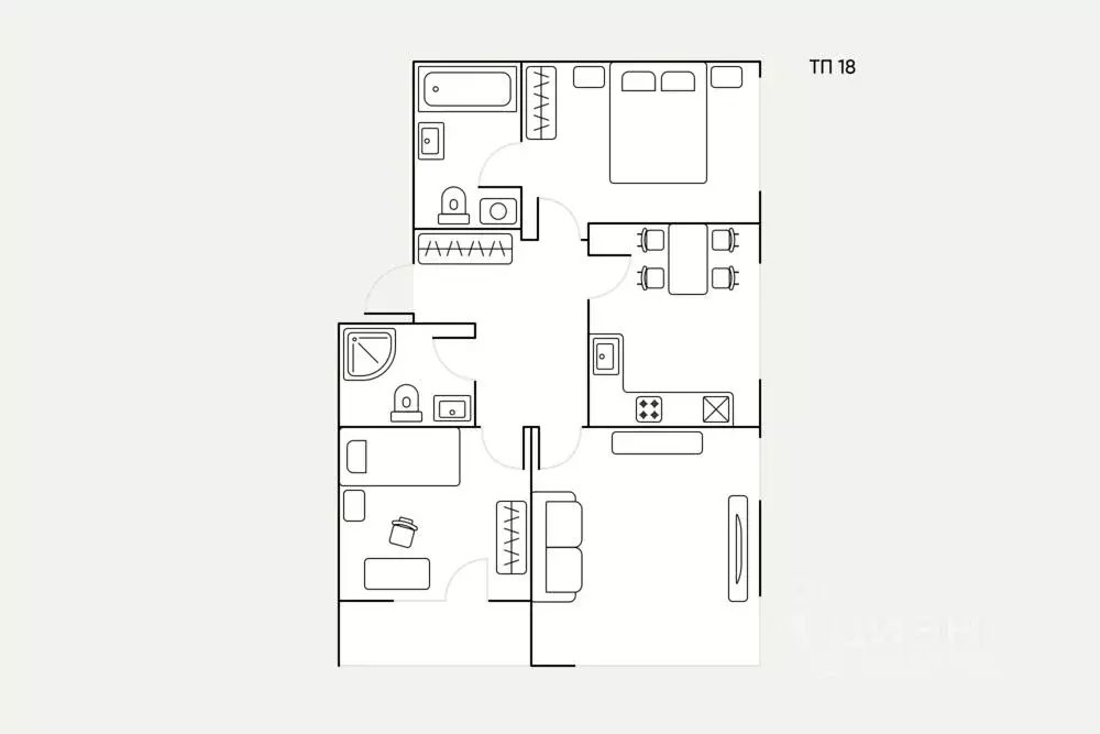 3-к кв. Москва ш. Энтузиастов, 3к1 (82.0 м) - Фото 2