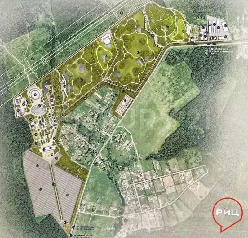 Участок в Калужская область, Боровский район, Совьяки с/пос, д. Лучны  ... - Фото 1