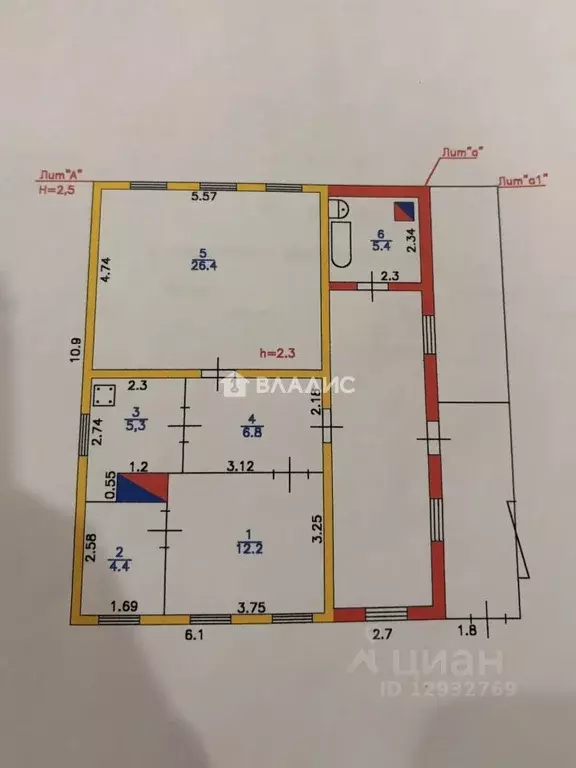 Дом в Пензенская область, Городище ул. Митрофанова, 1 (90 м) - Фото 2