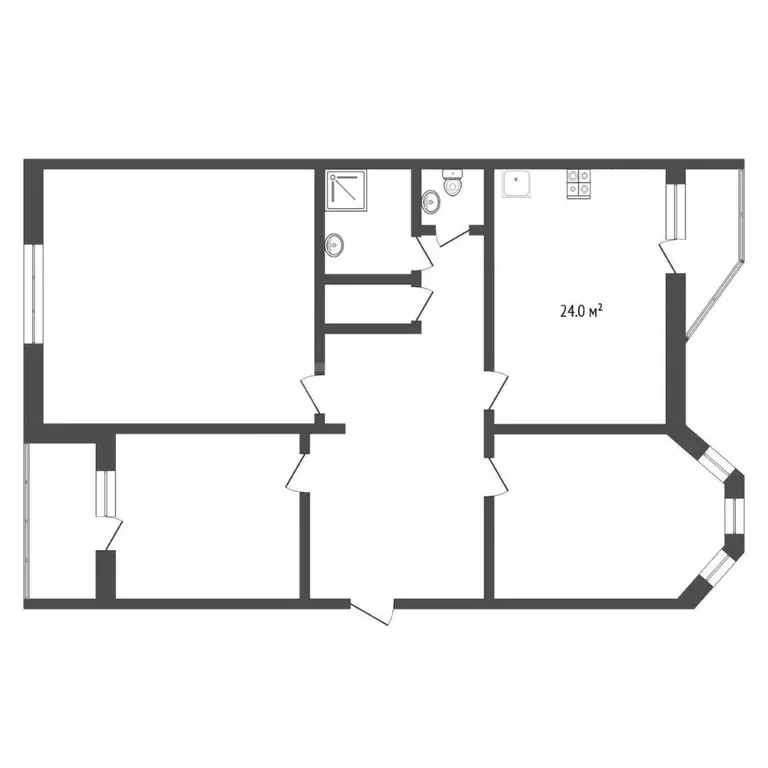 3-к кв. Тюменская область, Тюмень Даудельная ул., 4 (172.6 м) - Фото 0
