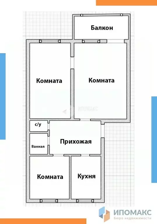 3-к кв. Московская область, Наро-Фоминский городской округ, Селятино ... - Фото 2
