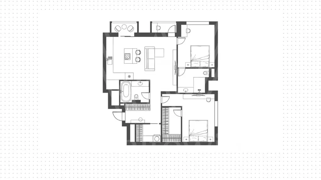 3-к кв. Москва Мантулинская ул., 9к5 (85.0 м) - Фото 1