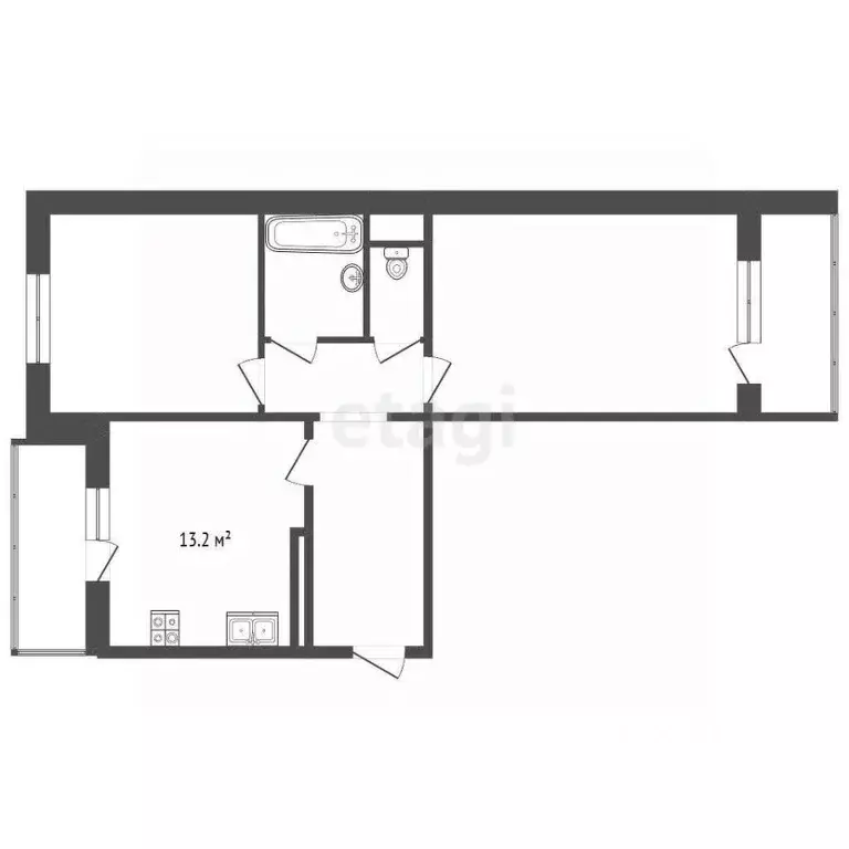 2-к кв. Ярославская область, Ярославль Ленинградский просп., 115к2 ... - Фото 2