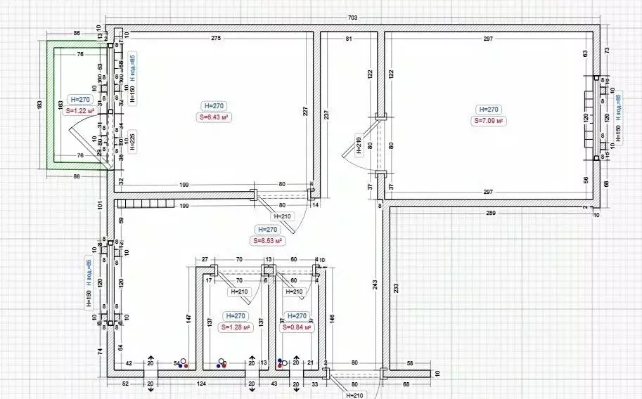 2-к кв. Хабаровский край, Хабаровск Индустриальная ул., 3А (44.3 м) - Фото 2