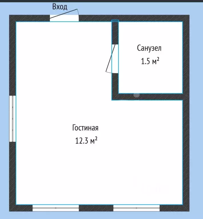Студия Краснодарский край, Горячий Ключ ул. Ярославского, 132Р (13.8 ... - Фото 1