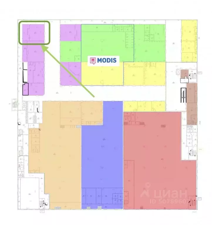 Помещение свободного назначения в Санкт-Петербург Коломяжский просп., ... - Фото 2