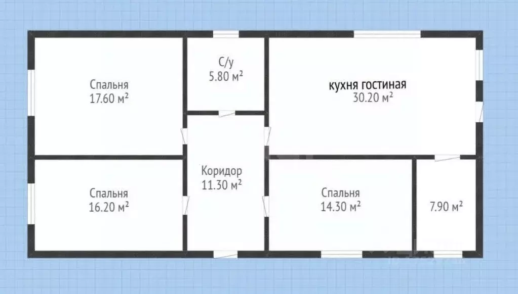 Дом в Краснодарский край, Калининская ст-ца ул. Заречная, 66 (109 м) - Фото 1