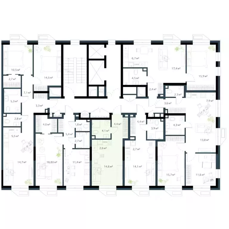 1-к кв. Приморский край, Владивосток Дом на Востоке жилой комплекс, ... - Фото 2