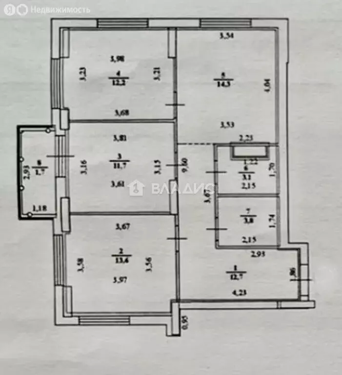 3-комнатная квартира: Нижний Новгород, 2-я Оранжерейная улица, 4Ак2 ... - Фото 0