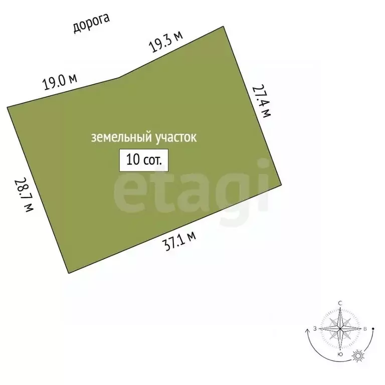 Участок в Севастополь проезд Хуторской, 38 (10.0 сот.) - Фото 2