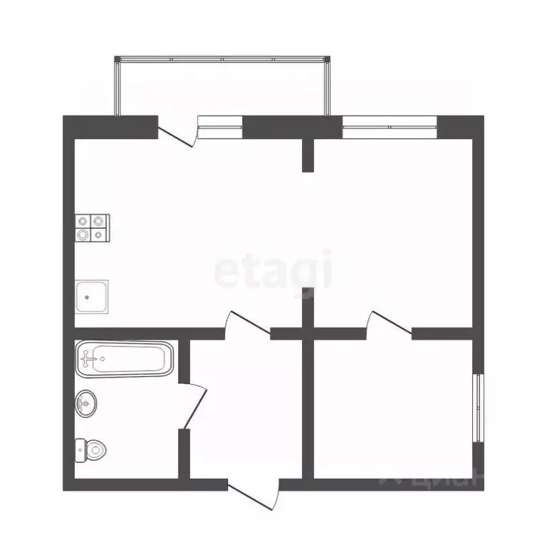 1-к кв. Ярославская область, Ярославль Силикатное ш., 17А (52.4 м) - Фото 1