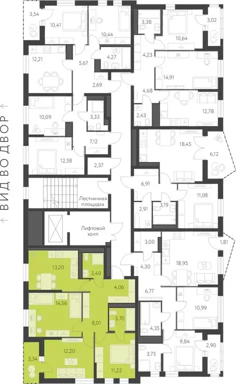 3-комнатная квартира: Екатеринбург, улица Академика Парина, 27/2 ... - Фото 2