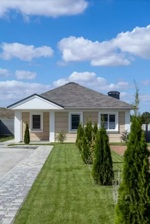 Дом в Крым, Симферопольский район, Трудовское с/пос, с. Строгоновка  ... - Фото 1