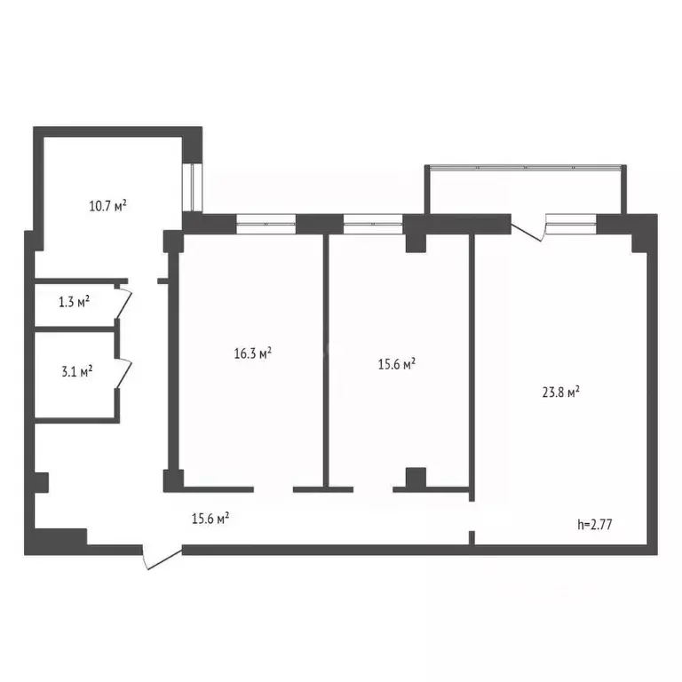 3-к кв. Красноярский край, Красноярск ул. Академика Киренского, 2и ... - Фото 2