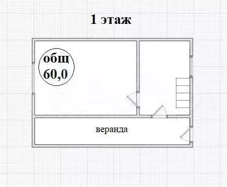 Дача 60 м на участке 5,9 сот. - Фото 1