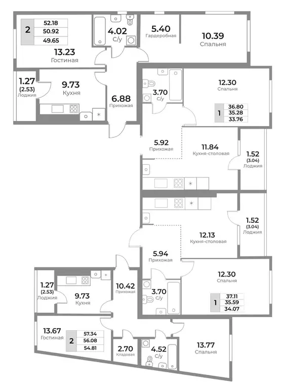 2-к кв. Калининградская область, Калининград Пригородная ул., 18 ... - Фото 1