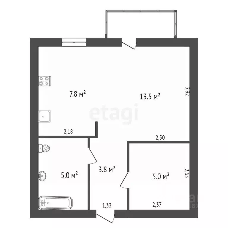 Студия Калужская область, Совхоз Боровский с/пос, д. Кабицыно, ... - Фото 2