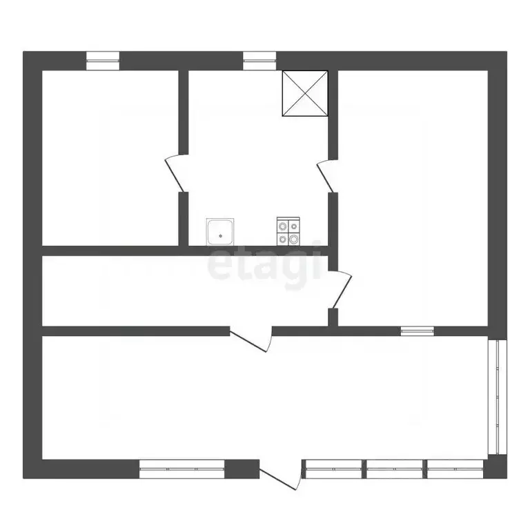 Дом в Тюменская область, Тюмень Луч СНТ, ул. Садовая (96 м) - Фото 2
