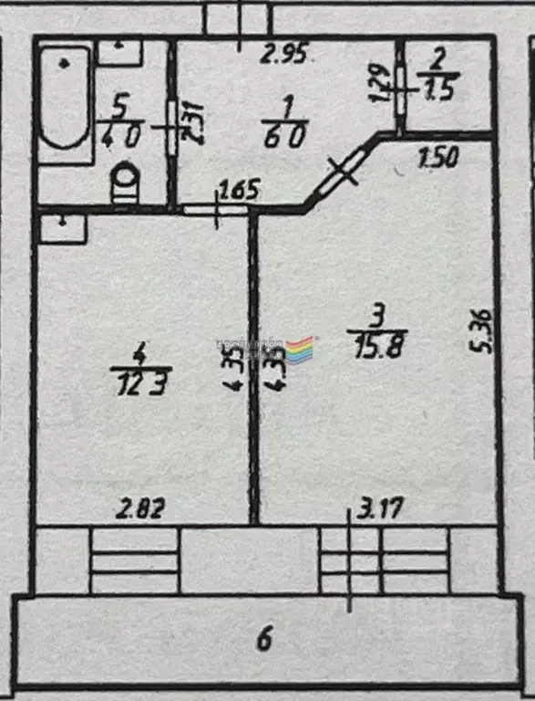 1-к кв. Красноярский край, Красноярск Николаевка мкр, ул. 2-я ... - Фото 2