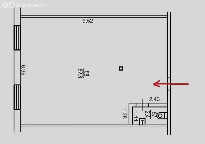 Офис (65.2 м) - Фото 2