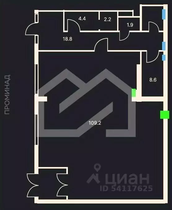 Торговая площадь в Москва Сколковское ш., 40к4 (155 м) - Фото 2