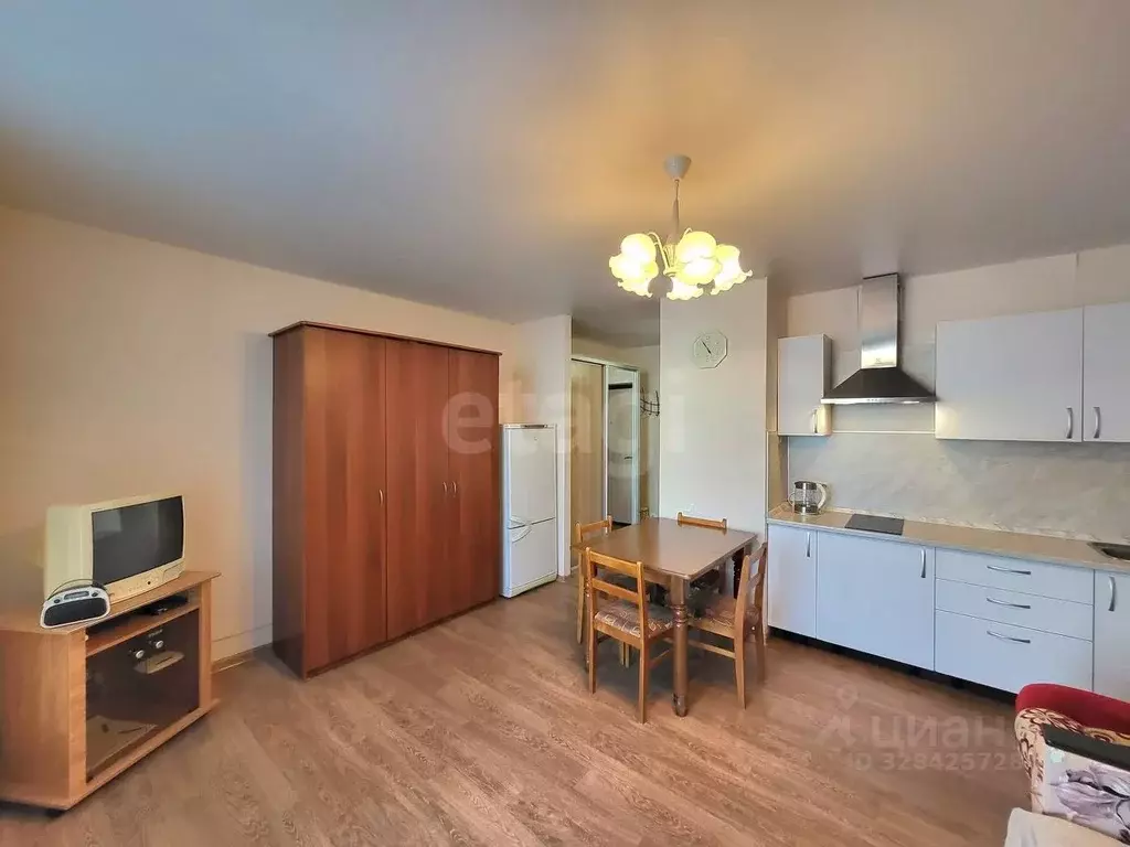 Студия Тюменская область, Тюмень ул. Червишевский Тракт, 45к2 (27.0 м) - Фото 1