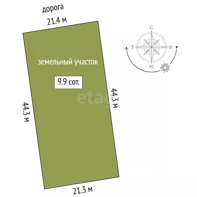 Участок в Тюменская область, Тюменский муниципальный округ, д. ... - Фото 2