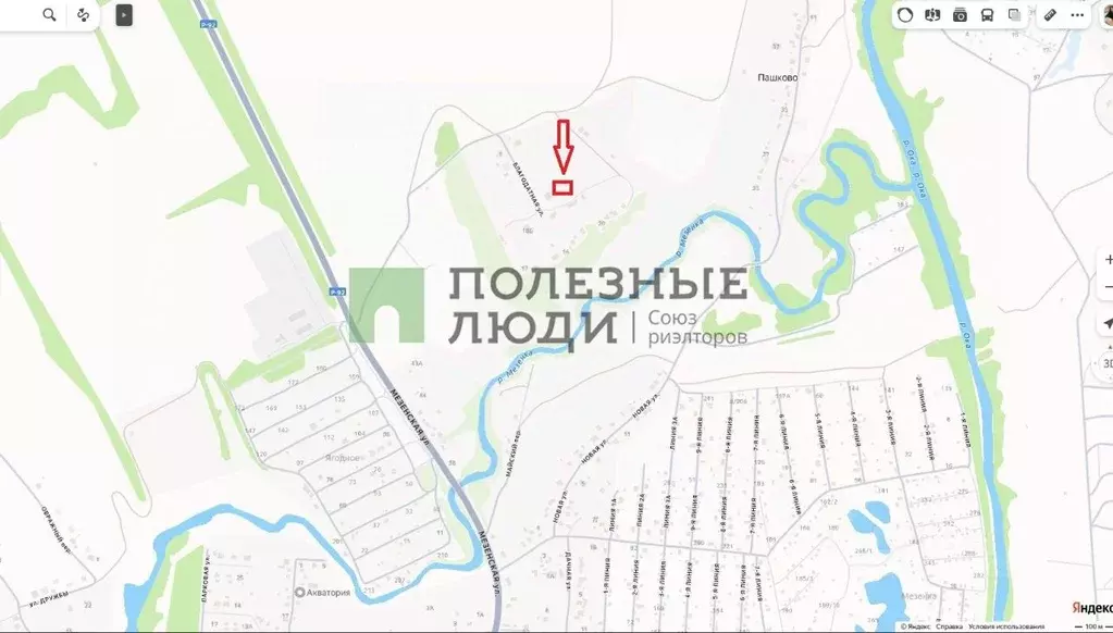 Участок в Орловская область, Орловский муниципальный округ, д. Пашково ... - Фото 1