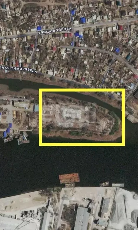 Участок в Астраханская область, Астрахань ул. Набережная Тимирязева, ... - Фото 1