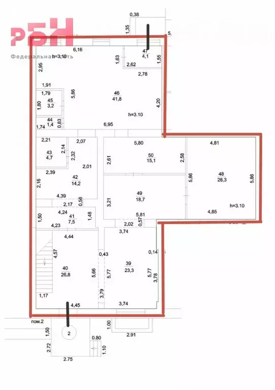 Помещение свободного назначения (398.7 м) - Фото 2