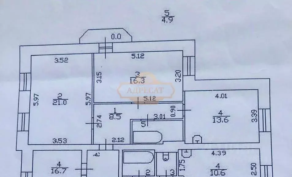 2-к кв. Санкт-Петербург, Санкт-Петербург, Пушкин Октябрьский бул., 8к1 ... - Фото 2