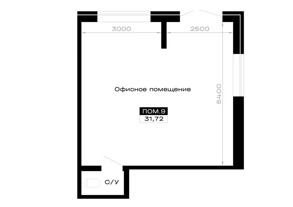 Помещение свободного назначения (31.72 м) - Фото 2