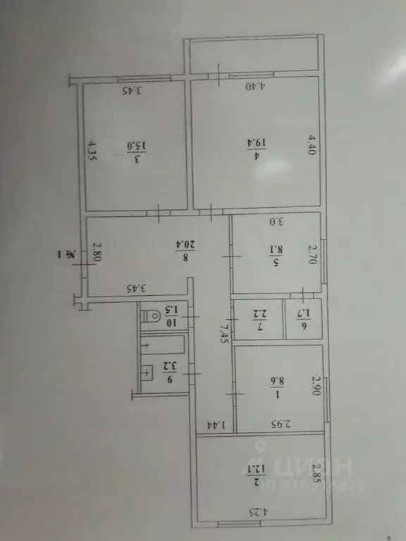 4-к кв. Саха (Якутия), Якутск ул. Дежнева, 81/6 (92.0 м) - Фото 0