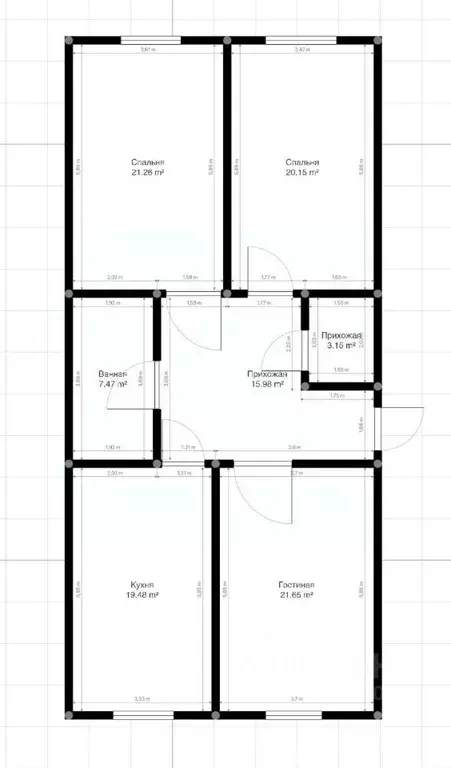 3-к кв. Кабардино-Балкария, Нальчик ул. Толстого, 74/1 (117.9 м) - Фото 1