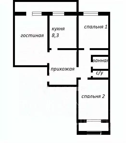 3-к кв. Татарстан, Казань просп. Победы, 30к4 (66.0 м) - Фото 1