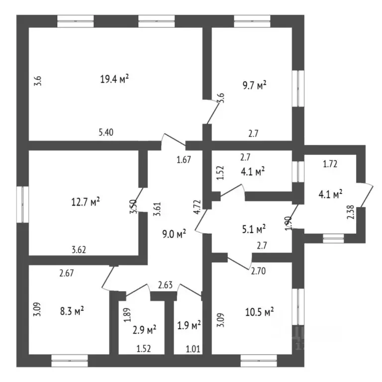 Коттедж в Тюменская область, Тюмень Р-404, 21-й км, 64 (88 м) - Фото 2