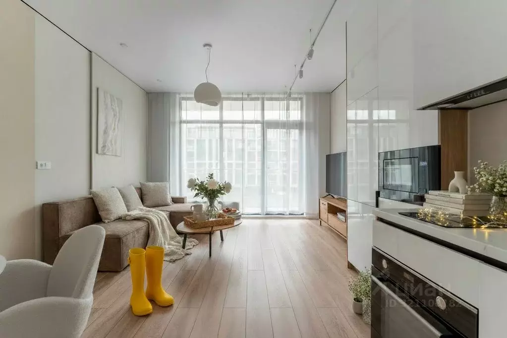 1-к кв. Калининградская область, Зеленоградск ул. Гагарина, 87 (53.1 ... - Фото 1