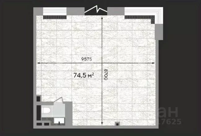 Торговая площадь в Москва Зорге 9 жилой комплекс, 9Ак6 (75 м) - Фото 2