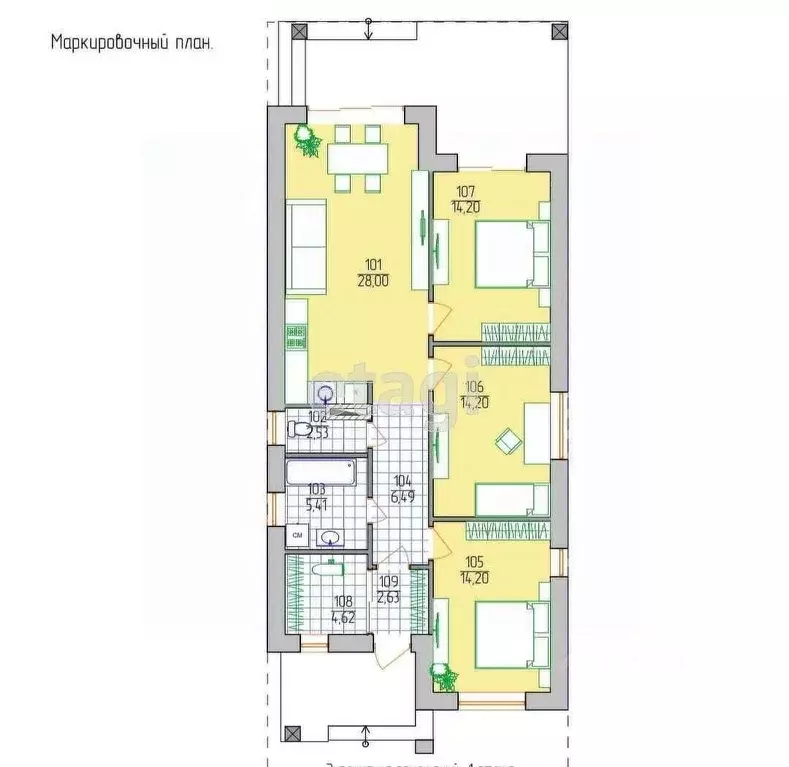 Дом в Краснодарский край, Анапа муниципальный округ, пос. Пятихатки ... - Фото 2