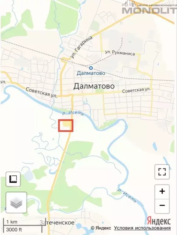 Склад в Курганская область, Далматово Исетская ул., 2А (19025 м) - Фото 1