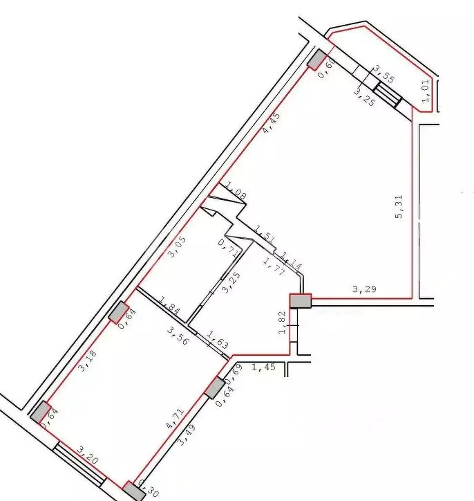 1-к кв. Липецкая область, Липецк Минская ул., 4Бк1 (60.0 м) - Фото 2