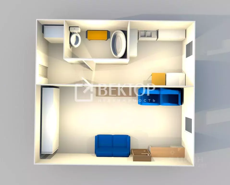 1-к кв. Ярославская область, Ярославль просп. Машиностроителей, 16 ... - Фото 2