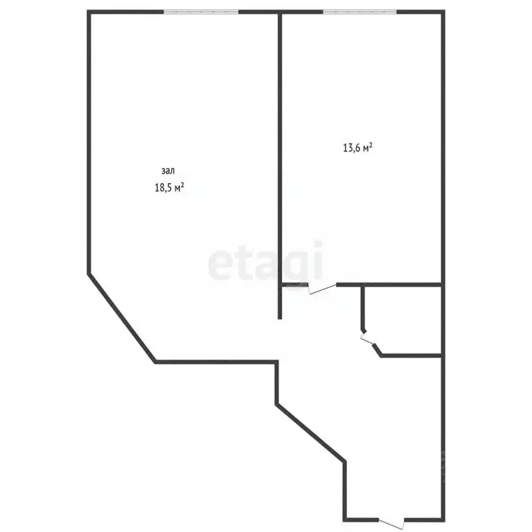 1-к кв. Дагестан, Махачкала ул. Даниялова, 122 (43.5 м) - Фото 1