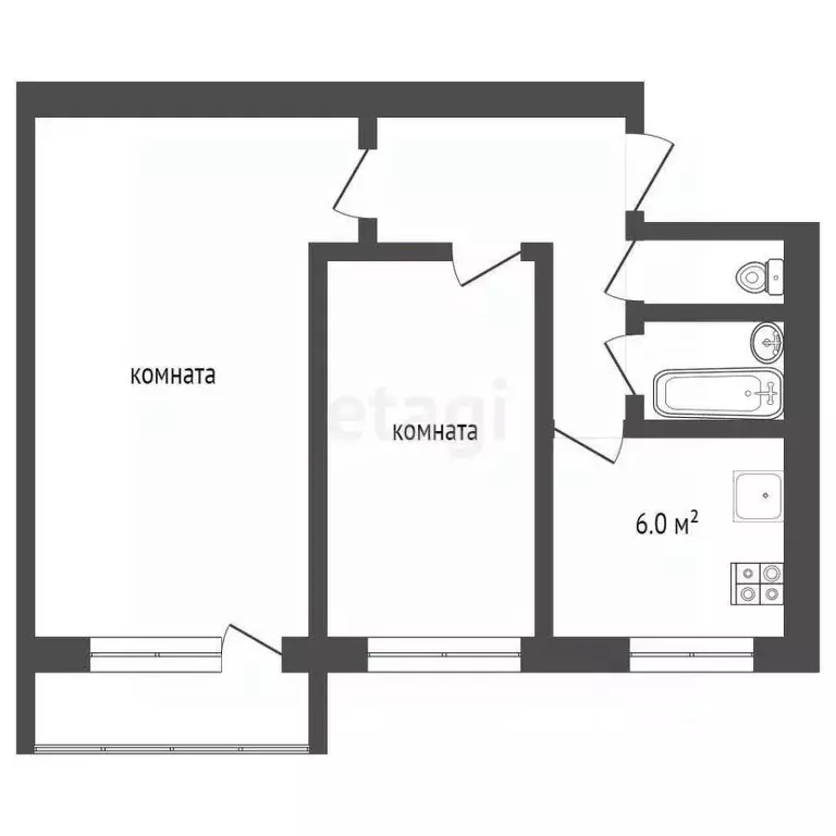 2-к кв. Москва ул. Маршала Неделина, 32К1 (42.4 м) - Фото 1