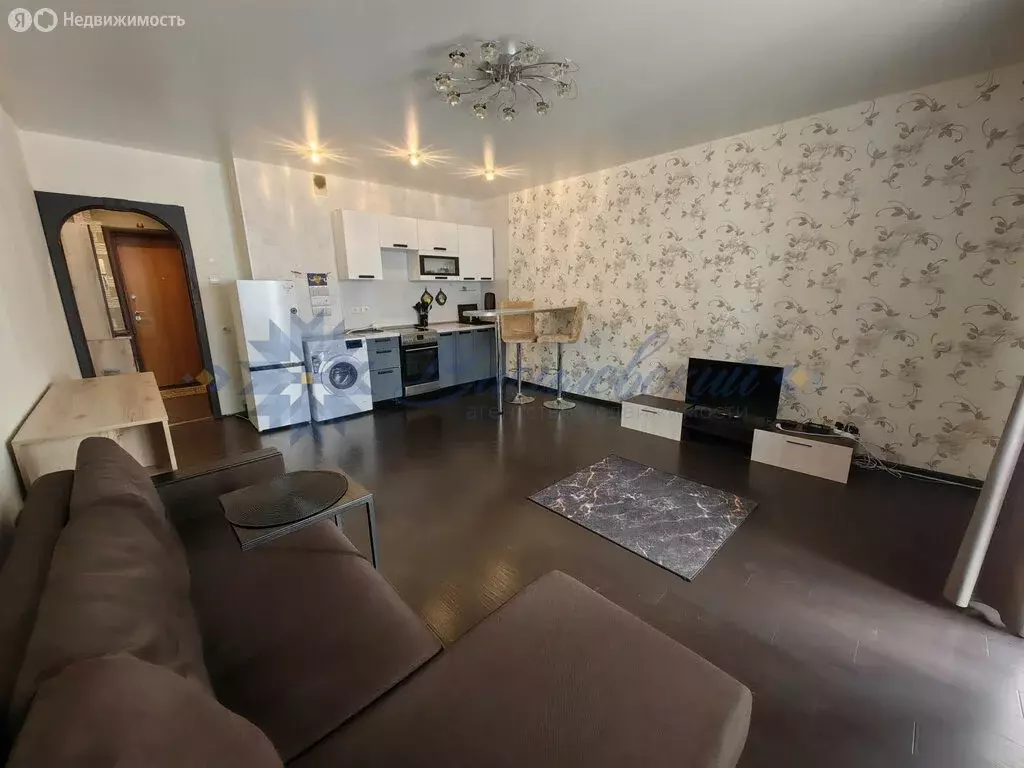 Квартира-студия: Новосибирск, улица Татьяны Снежиной, 31 (33 м) - Фото 1
